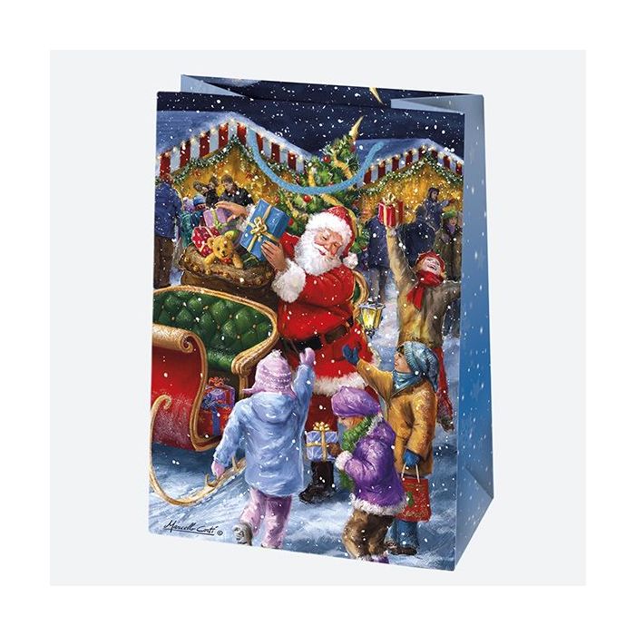 Decorative bags T5 set no. 58 Christmas 23/32cm, 10 pieces