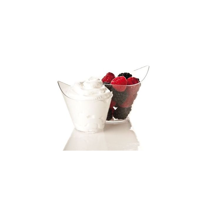FINGERFOOD - GOCCIA cup 9.5x6.5x6.7cm 120 ml transparent PS, 50 pieces