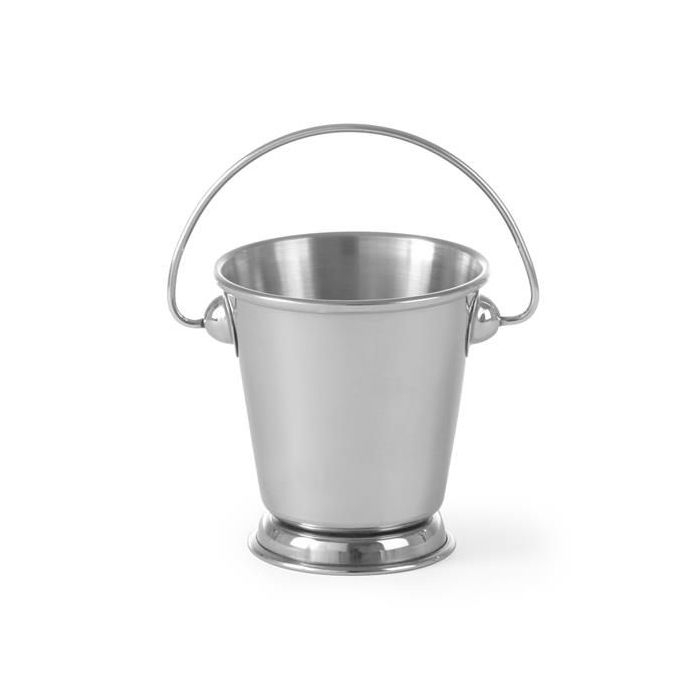 Wiaderko z uchwytem miniaturowe do przekąsek - ø125x(H)127 - kod 426371