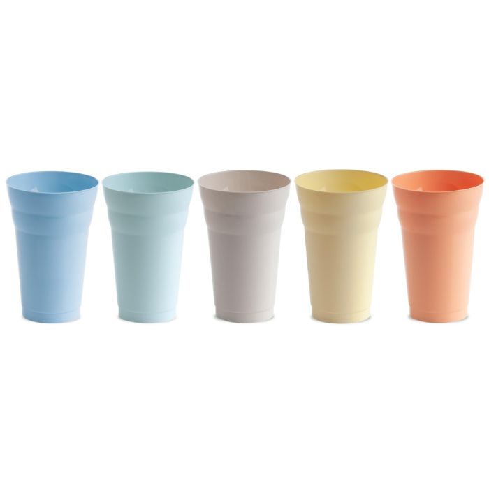PP Milk Shake cup 500ml ESTIVO multicolour 50pcs. (k/10) MULTICOLO