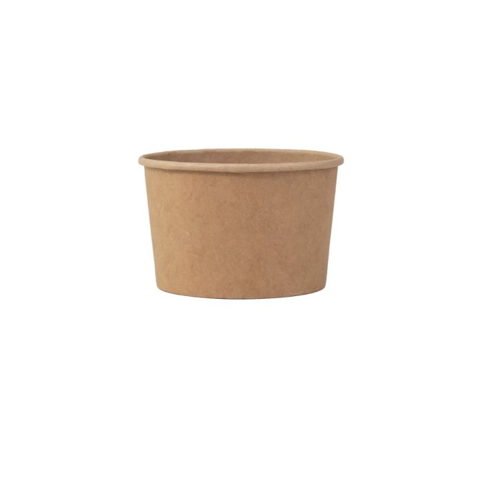 Miseczka PAP/PE do lodów 130ml kraft op. 25szt. śr. 75,5mm (k/40)