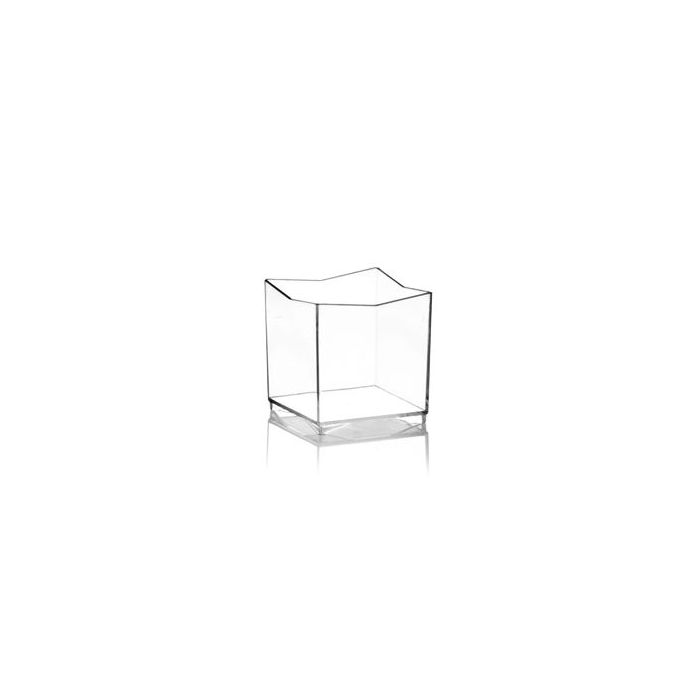 FINGERFOOD - kubek KUBO 60 ml PS transparentny op. 25 sztuk