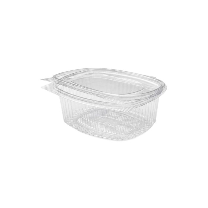 Salad container PET oval 1000ml, 50 pieces