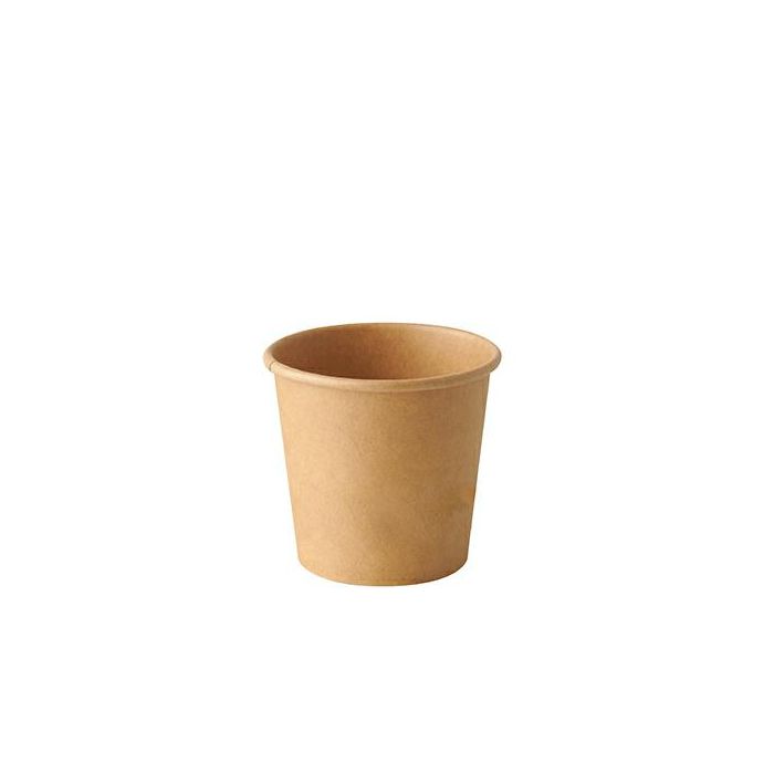 Paper sauce container 90ml KRAFT 60mm diameter, pack of 50 pcs