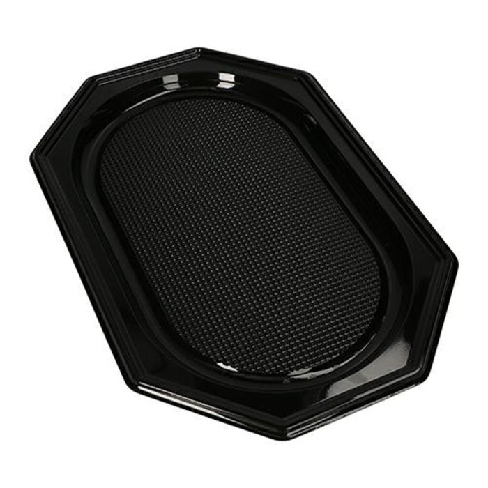 Tacka PET cateringowa czarna 550mm op. 10 sztuk