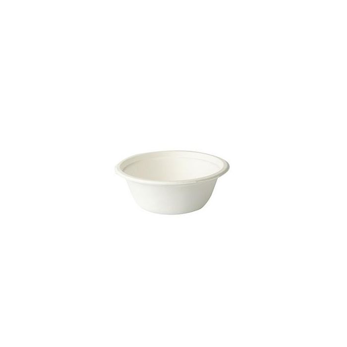 Miseczka z trzciny cukrowej 350ml-50szt  średnica 13,5cm;4,3cm biały (k/20)