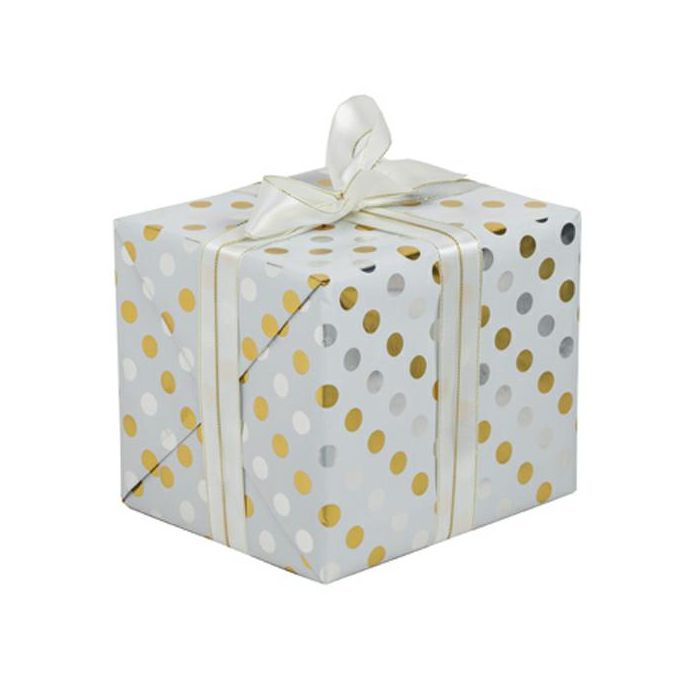 Decorative paper 70/200 1 sheet metallized white