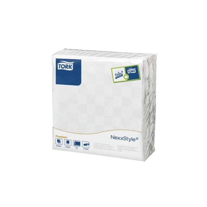 Tork Nexxstyle® biała serwetka obiadowa 39x39cm opakowanie 50szt