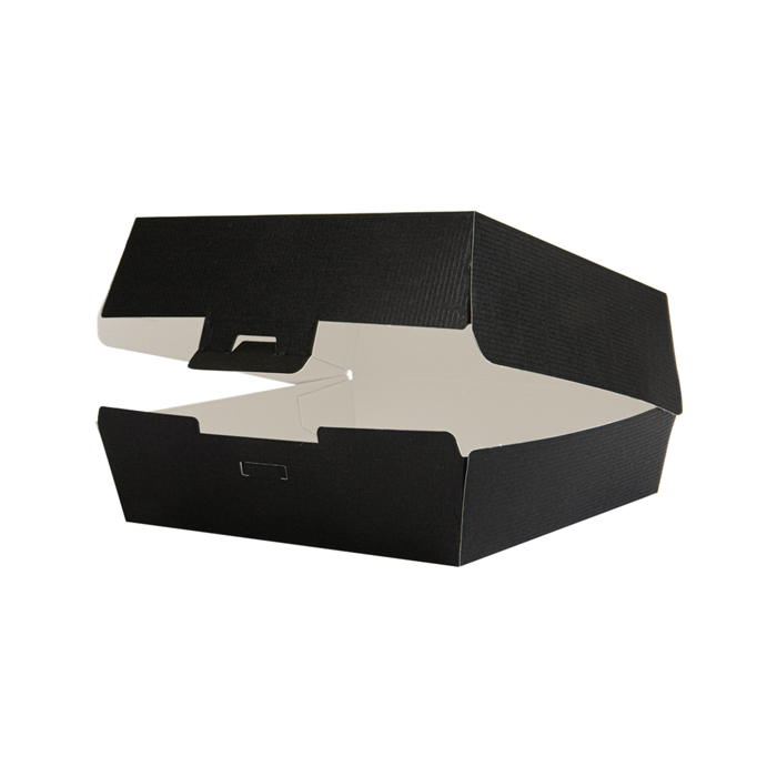 HAMBURGER BLACK MEGA box pack of 50 176x168x78mm (box/6)