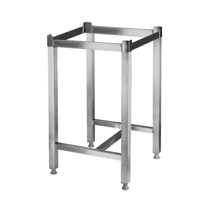 Steel base for butcher blocks