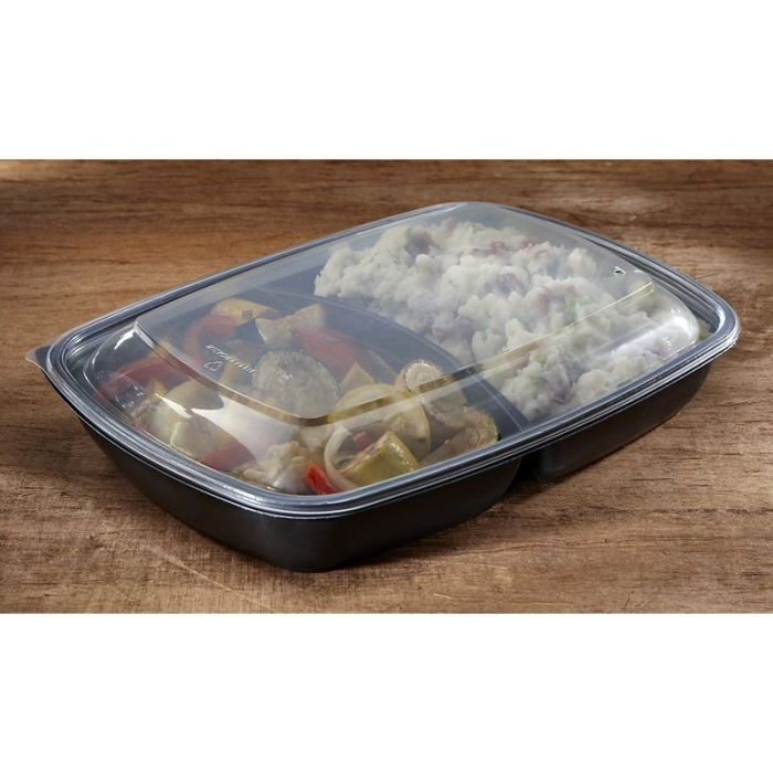 FastPac Cover undivided for 1350ml container, transparent 28x20x2cm, 50 pieces