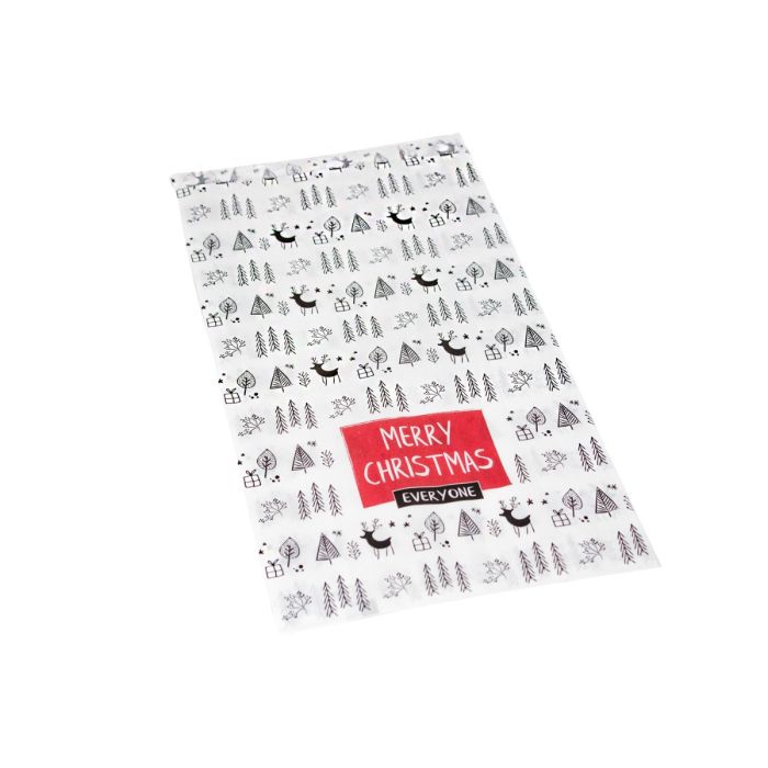 Torba biała 150x65x290 Nadruk Merry Christmas op.1000szt.