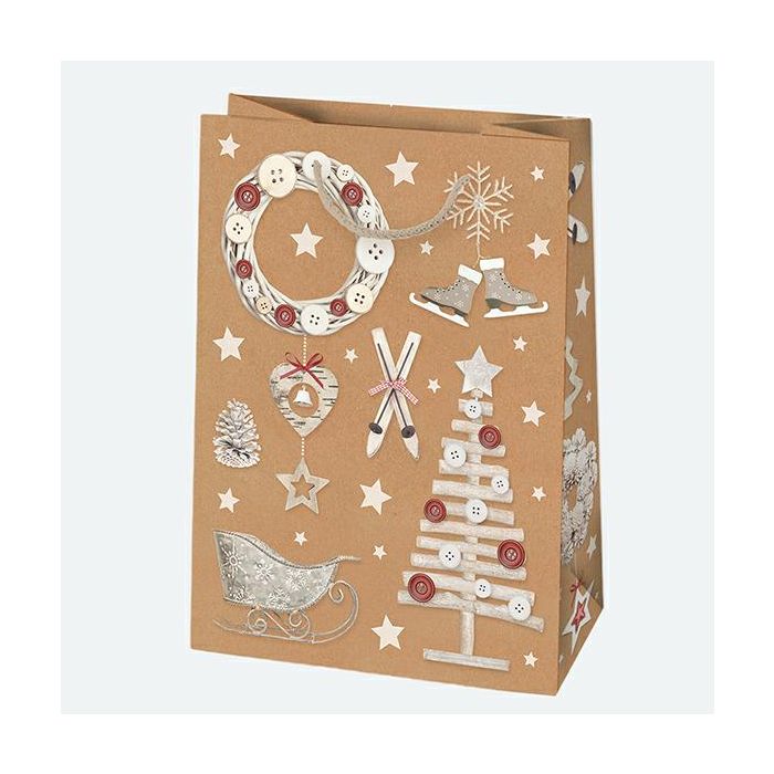 Decorative bags T9EKO STARS set of 42 29/40cm, 10pcs