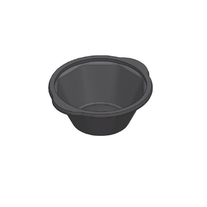 Miska pod zgrzew 9450, kolor czarny, pojemność 450 ml, cena za opakowanie 50 szt.