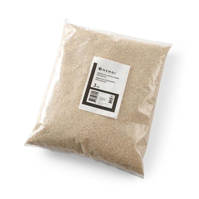 Granulate for polishers, ecological