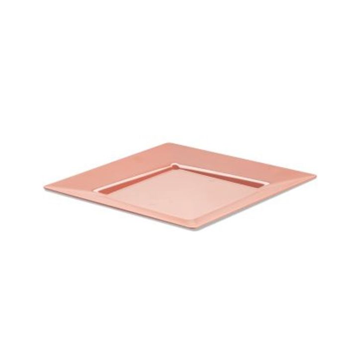 PS 270mm premium rectangular plate ESTIVO op.25pcs. (k/4) peach REUSABLE