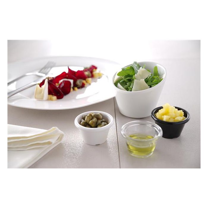bowl Ramekin 60x60x(H)35 black 45 ml ( 12 pieces) code 565605
