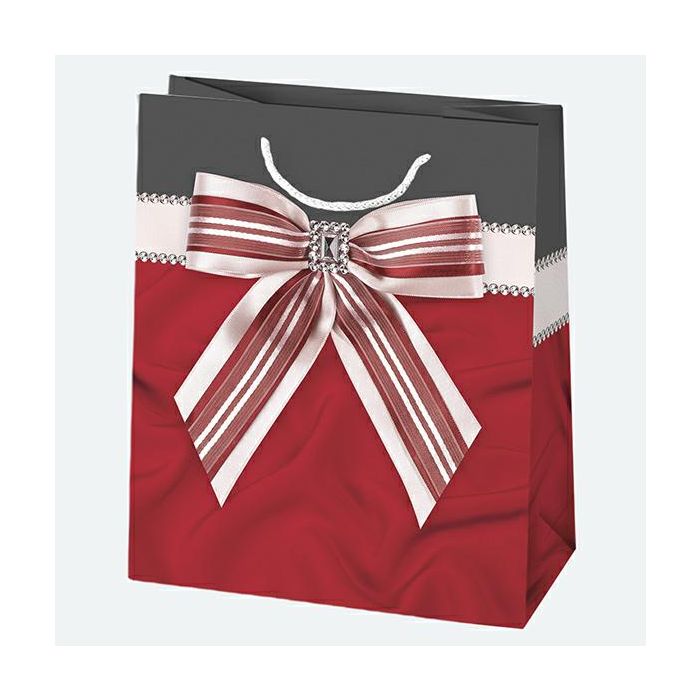 Gift bags T4 - 99 19/23cm, 10pcs. (bows) (k/50)