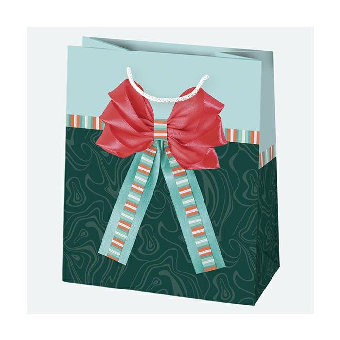Gift bags T4 - 99 19/23cm, 10pcs. (bows) (k/50)