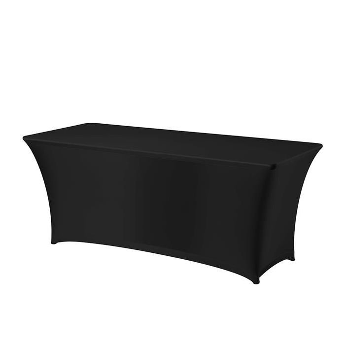 Symposium rectangular tablecloth black 1500x760 mm