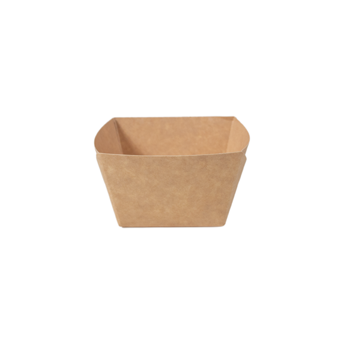 Bowl PAP for ice cream 245ml kraft op.50szt. 60x60x50mm (k/26) NO PLASTIC