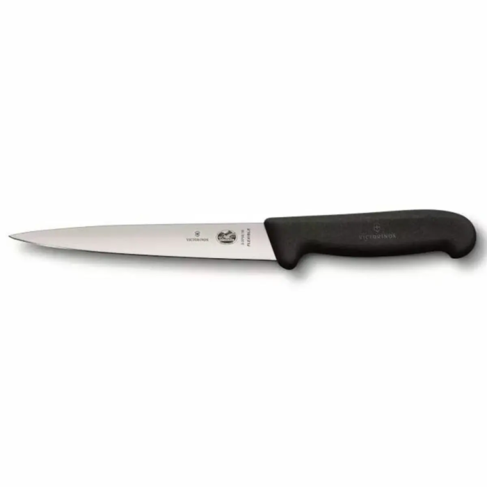Victorinox Fibrox filleting knife, 16 cm, black