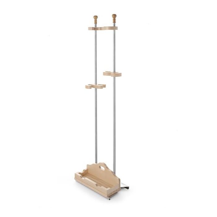Hanger for pizza shovels and brushes, 3 places - code 617762
