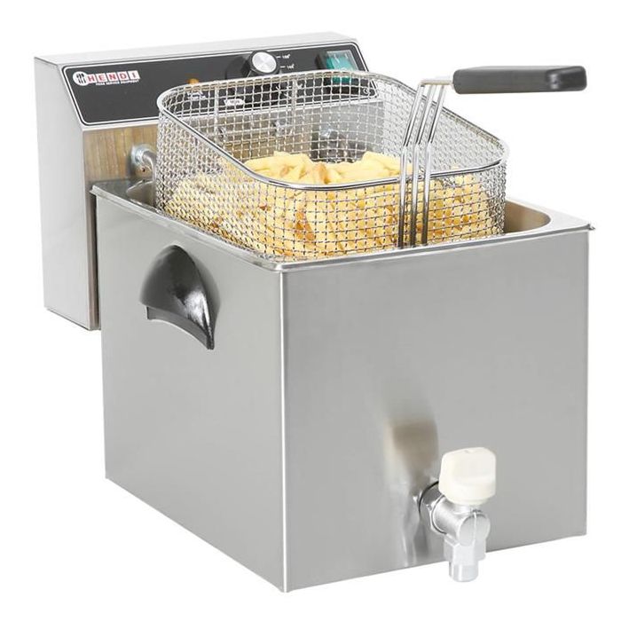 Frytownica MASTERPRO z kranem spustowym -  8L