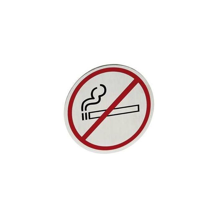 Self-adhesive sticker on door - no smoking no smoking sign