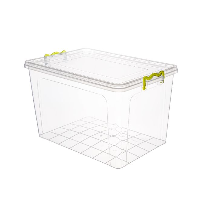 Food container reusable 55L, transparent STRONGBOX, price per item
