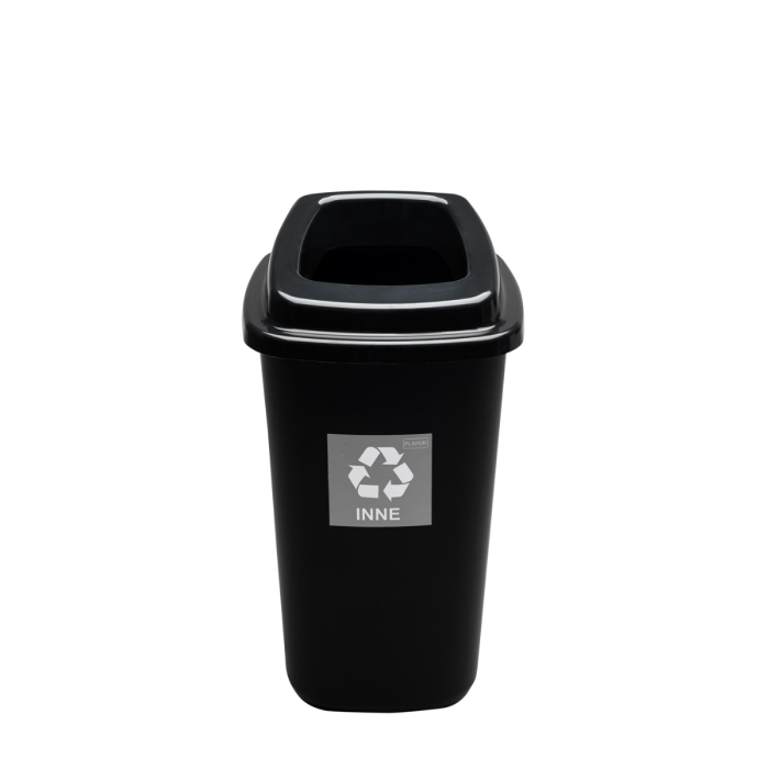 28 litre Sort Bin for separate collection of OTHER, black lid (k/8)