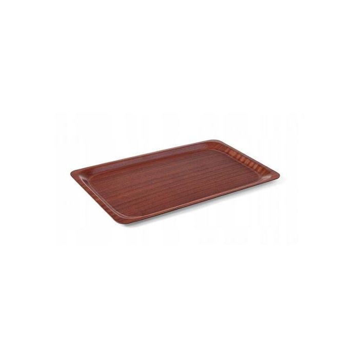 Anti-slip wooden tray - rectangular, 360x460 mm 360x460