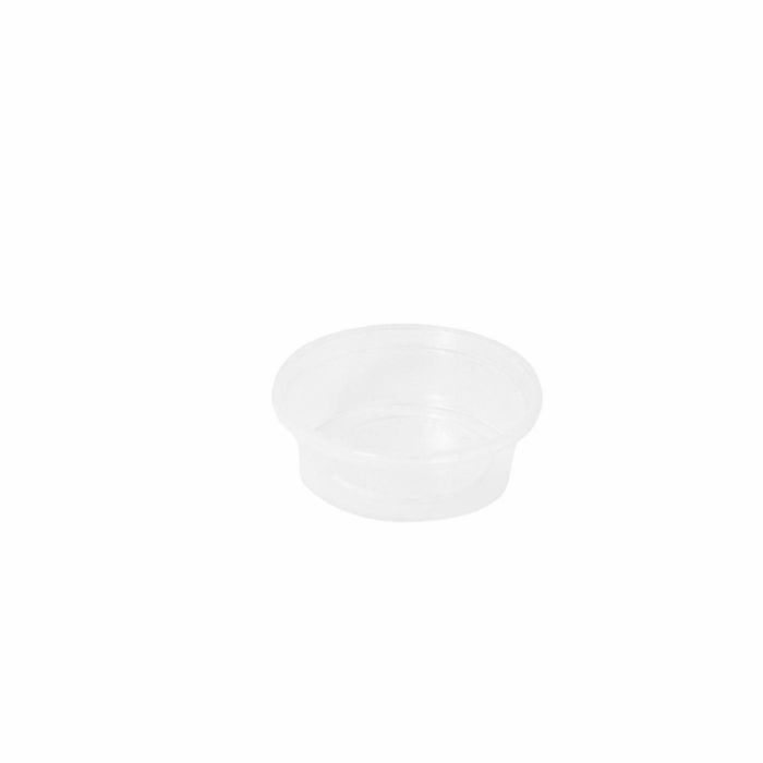 Saucepan di.70,3mm PP (POT50C) 50ml pack of 100 (box/10) transparent, REUSABLE