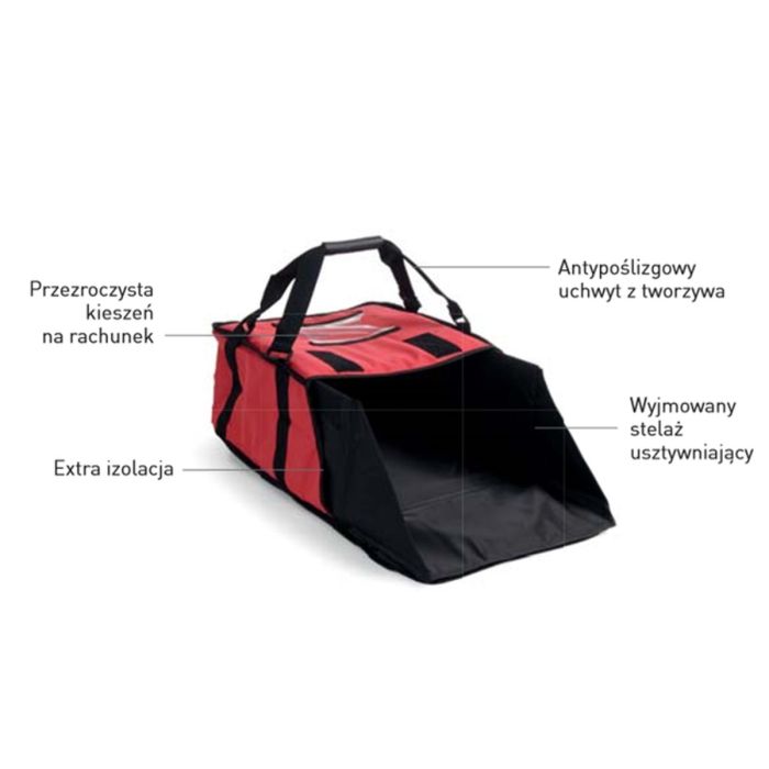 Pizza bag, 2 cartons, 670x670x(H)170mm