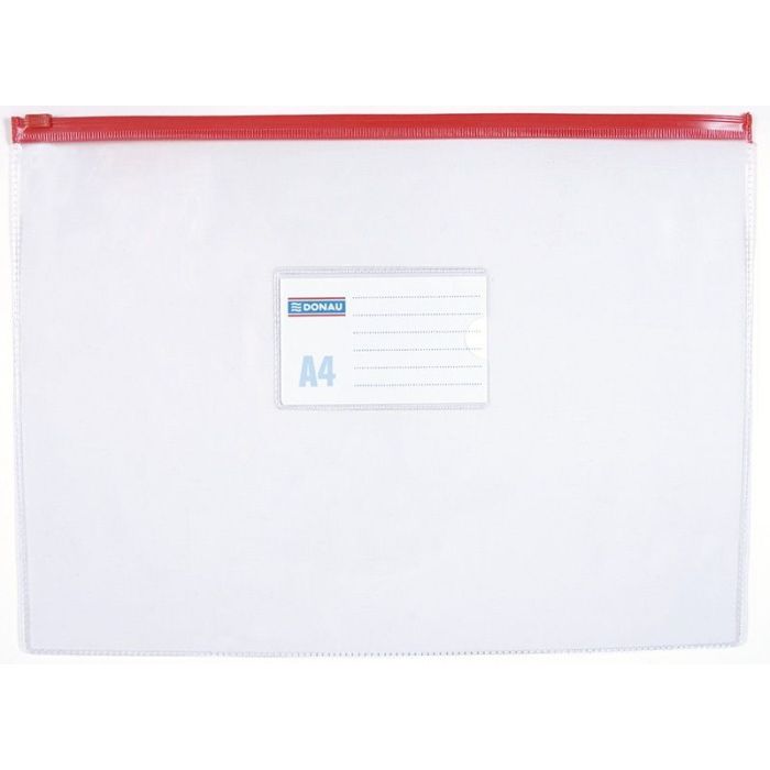 Zip Bag DONAU, PVC, A4, clear