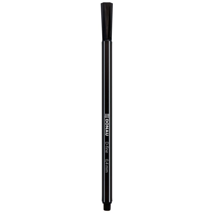 Fine felt-tip pen, DONAU, D-Fine, 0.4mm, black
