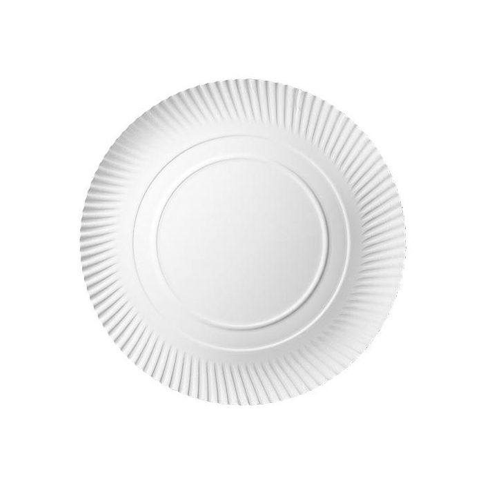 Paper plate white 42cm ABC, 100pcs, grammage 320g