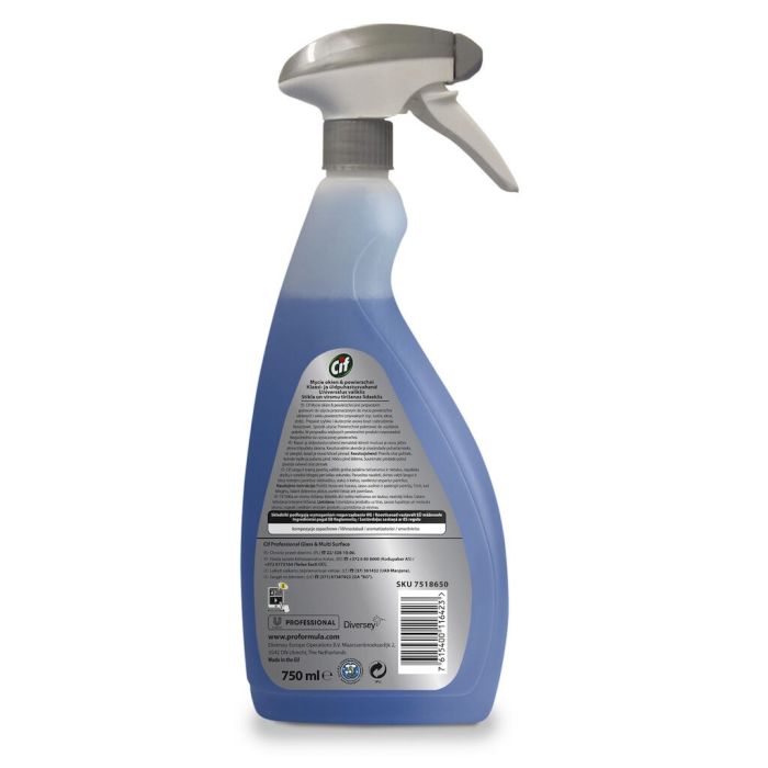 Cif Window & Multi Surface Cleaner 750ml - cleaner for glass and washable surfaces