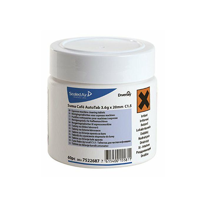 Suma Café AutoTab 2.0g x 15mm C1.3 60pcs - coffee machine cleaning tablets