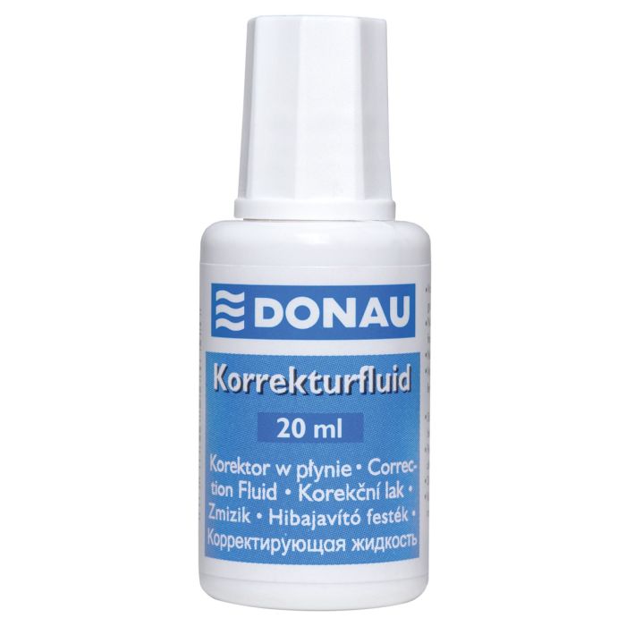 Correction Liquid DONAU, brush applicator, 20ml, blister