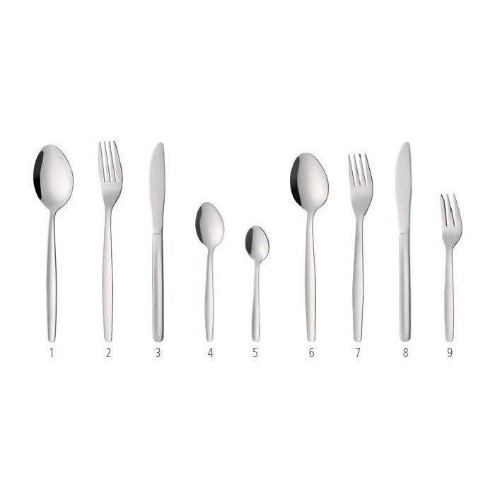 Budget Line Espresso Cutlery - Set of 24 Pieces