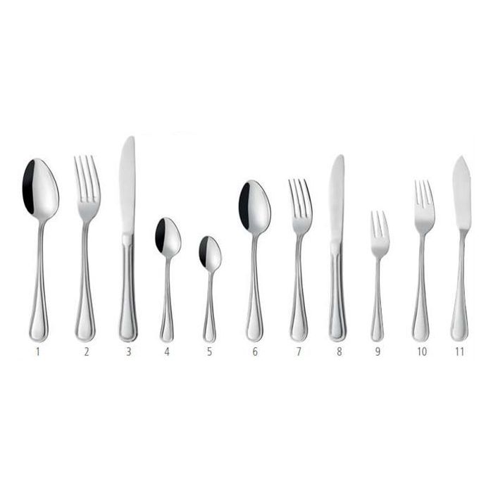 Reggae Cutlery Dessert Knife - Set of 6 Pcs."