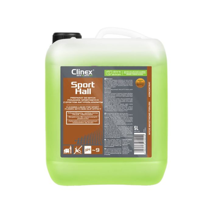 Clinex SportHall 5L - anti-slip sports floor cleaner