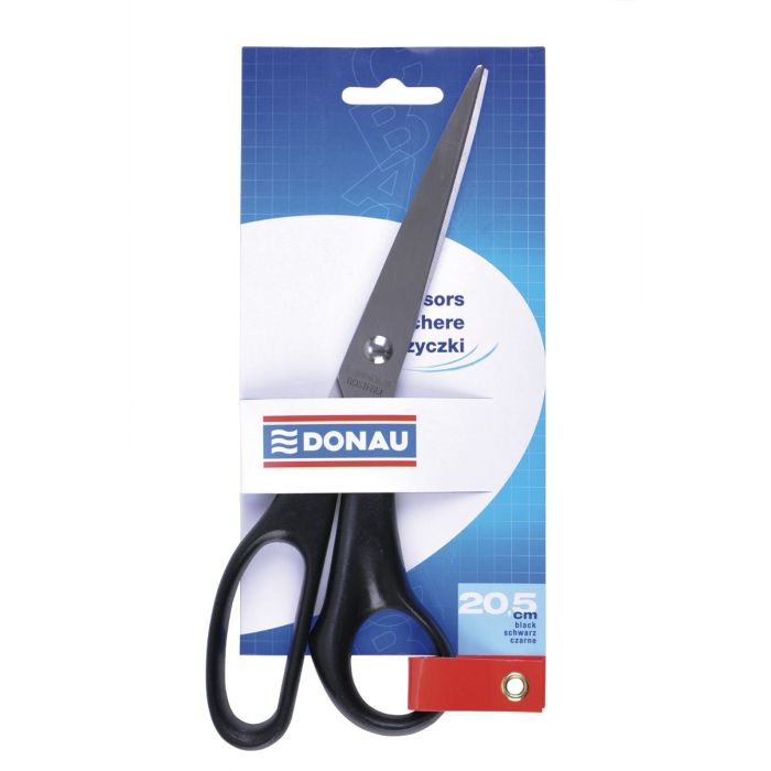 Office Scissors DONAU, classic, 20. 5cm, black