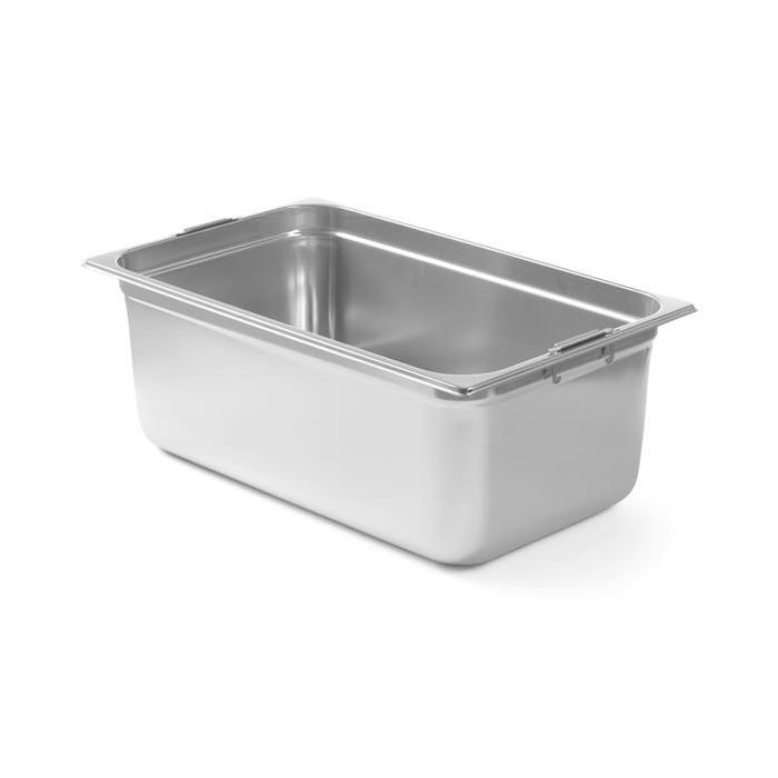 Container GN 1/1 with Retractable Handles - 530X325 Mm