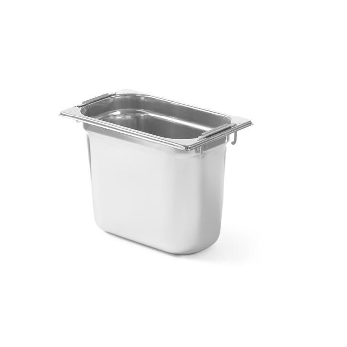 Gn 1/4 Container With Retractable Handles - 265X162 Mm