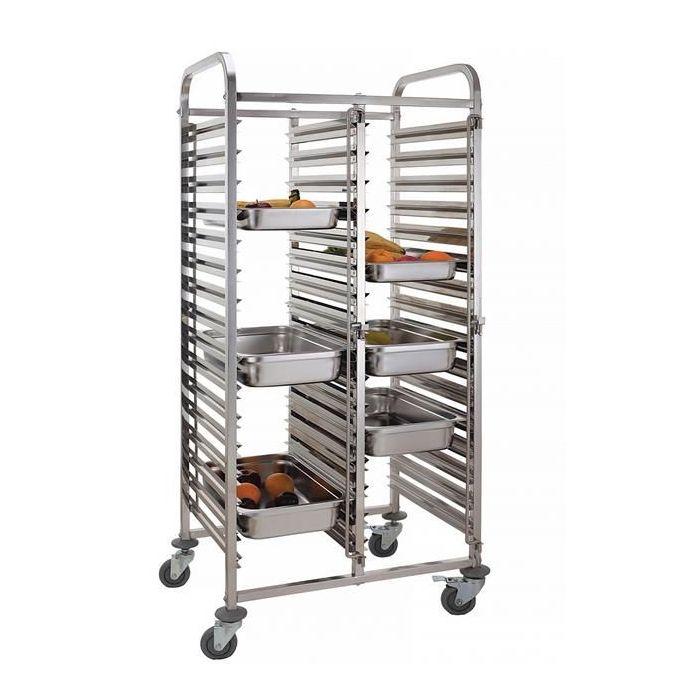 Cart for container transport - double 30xGN 1/1 - code 810576