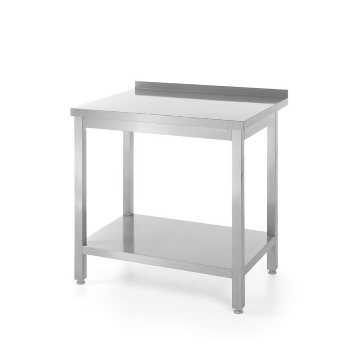 Side board working table with a rim and shelf 1600x600x(H)850 - code 811498