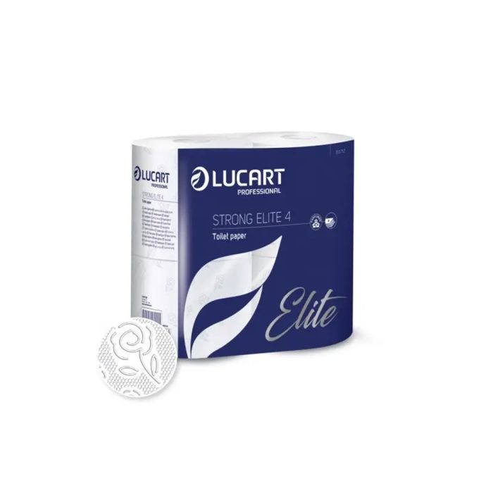 Toilet paper Strong Elite 4 LUCART 18,9m, 4 plies, 4rolls. (case/14 packs)