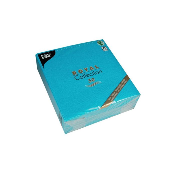 Napkins PAPSTAR Royal Collection 40x40 turquoise pack of 50pcs